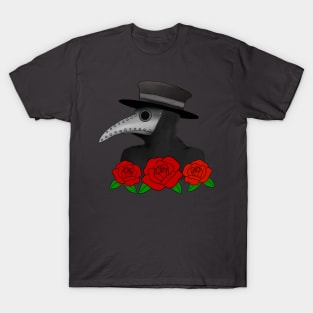 Plague Doctor Rose Art T-Shirt